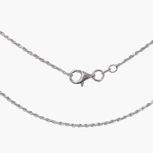 16,-18,- Or 20" Rope Chain. 2.5- 3.0 Grams .925 Sterling Silver